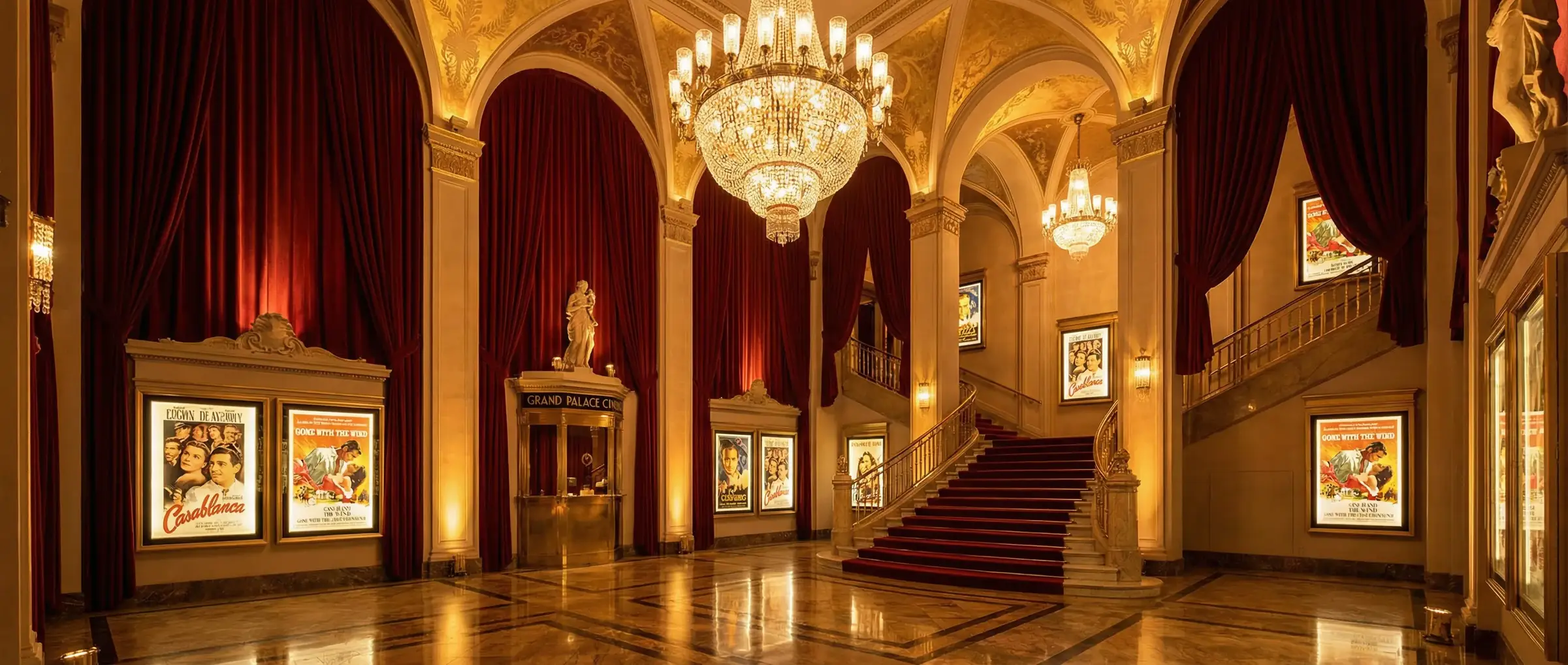 熟女 豪华电影院大厅